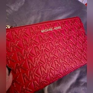 NWOT - Michael Kors Saffiano Wristlet Wallet
